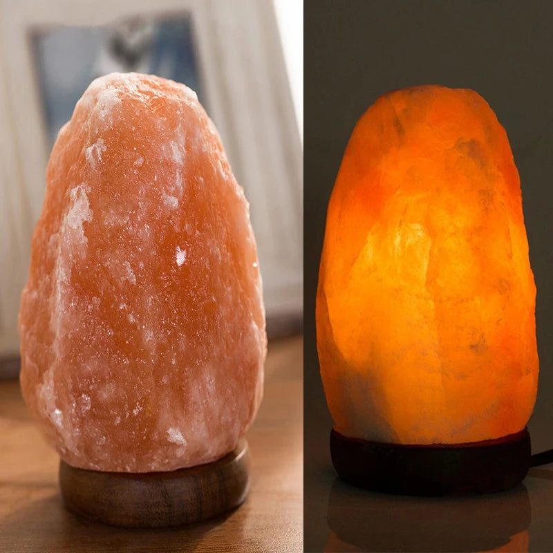 Himalayan Salt Lamp Air Purification Salt Crystal Lamp Natural Rose Salt Stone Lamp Crystal Sea Salt Lamp Everlasting Lamp Pakistan Imported Salt Rock