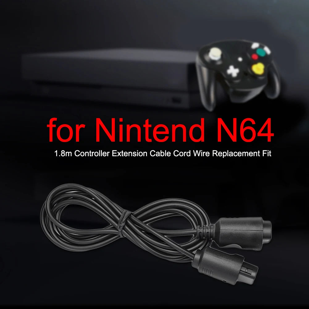 Controllers Extension Cable Cords Extender Lead Gaming Cable Fit for Nintend N64