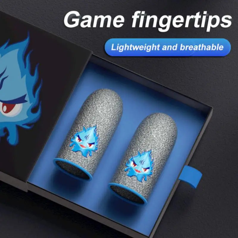 Finger Sleeves Gaming Controller for PUBG Mobile Phone Game Sweatproof Sensitive Touch Screen Fingertips Cover Gloves