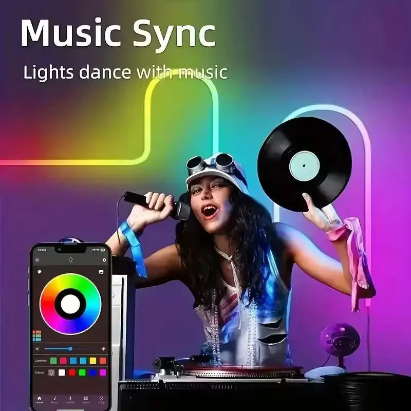 Dc 24V Rgb Ic Neon Led Lights Strip Waterproof Bluetooth App Remote Control Led Room Light 5M 10M 15M 20M Led Ribbon Rgb Tape