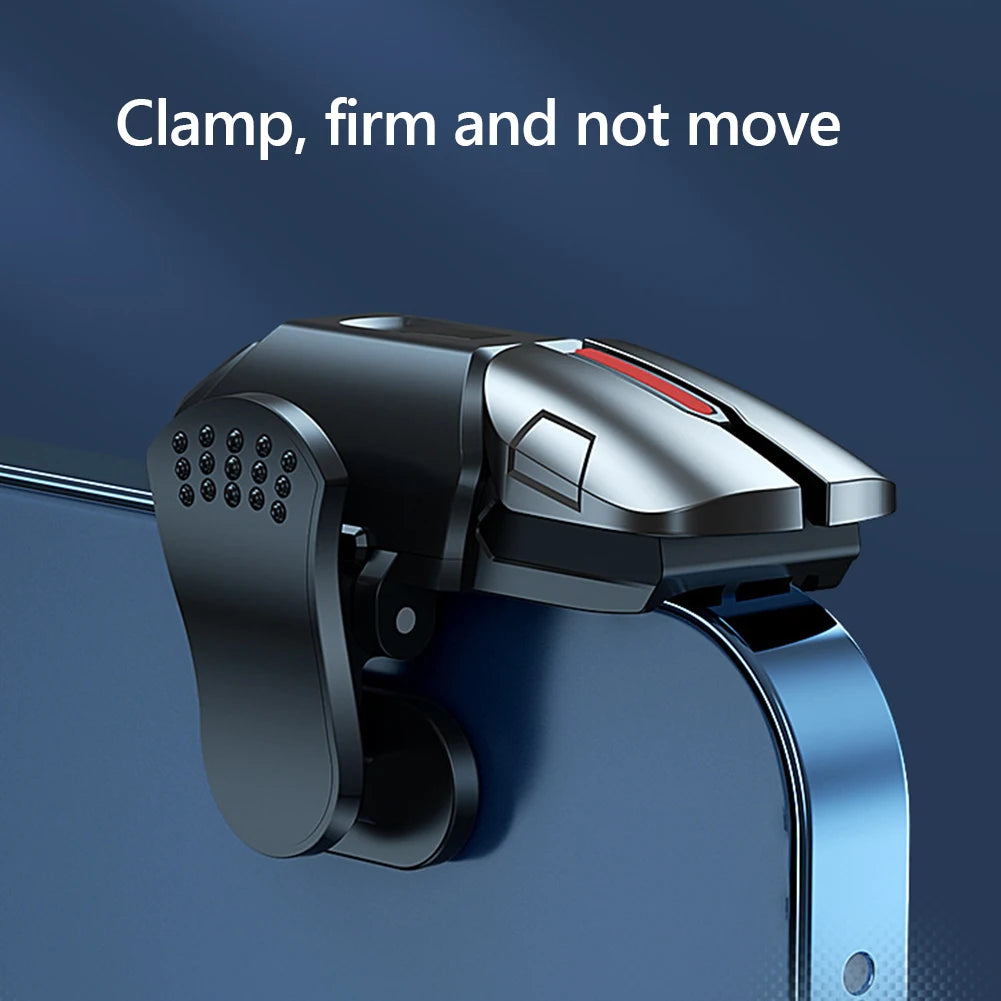 2pcs 6 Finger Gaming Trigger Latency-Free Control for PUBG Game Physical Buttons Game Controller for Iphone Android Smart Phone