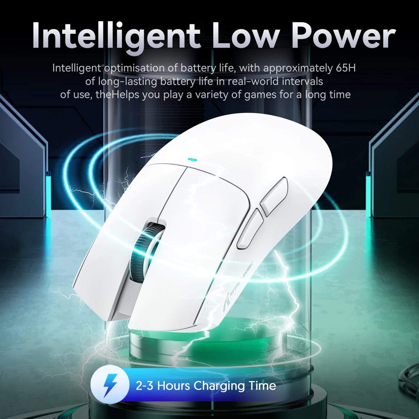 Attack Shark X11 Black Bluetooth Wireless Mouse Three Mode 2.4G PAW3311  RGB  PC Magnetic charging dock ,Gaming E-sports Mouse