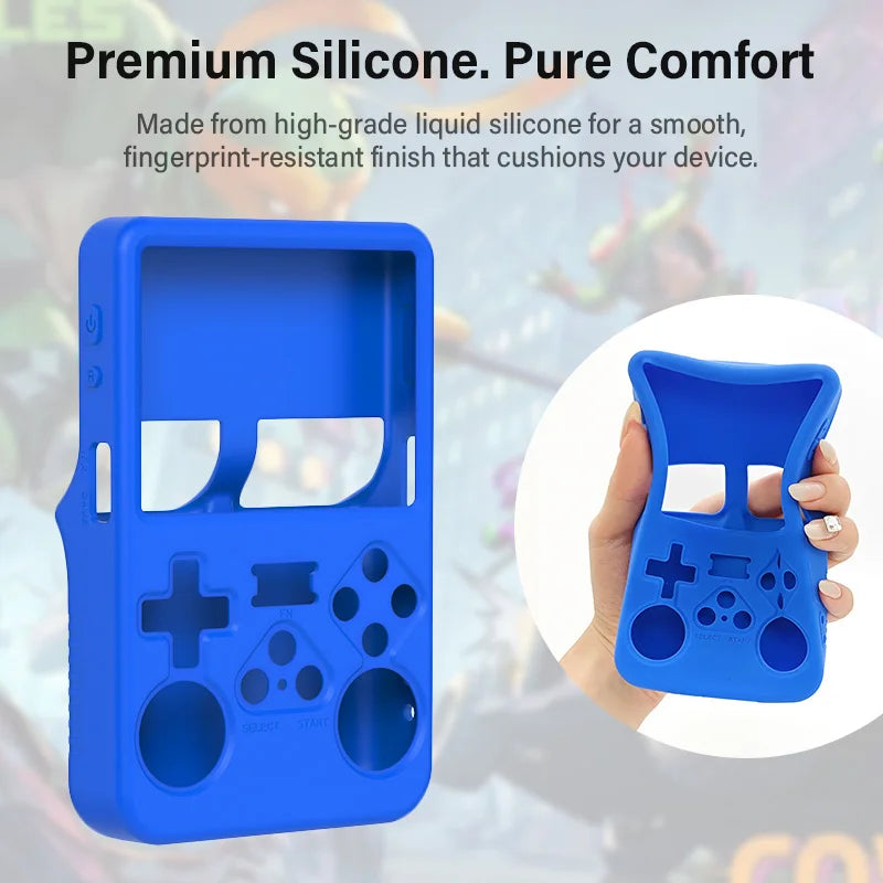 Protective case For R36S Silicone Case Soft 360° drop protection Case For R36s Handheld Game Console Accessories