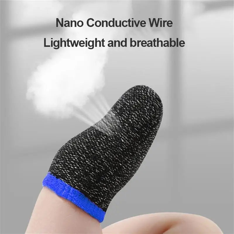 Gaming Finger Sleeve Breathable Fingertips Mobile Games Touch Screen Finger Cots Cover Sensitive Mobile Touch Gaming Accessories
