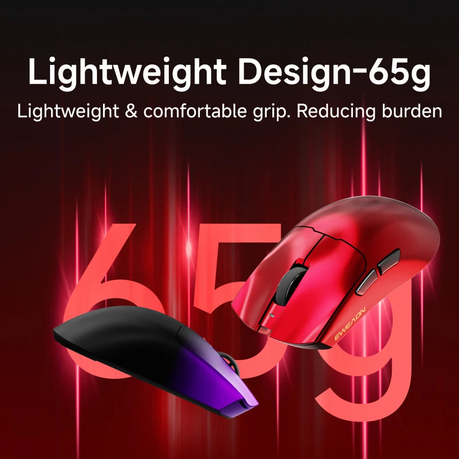 EWEADN S9 series Wireless Gaming Mouse,Tri-Mode,Lightweight Pro Design,High-Precision Sensor, Ergonomic, for Esports, PC/Office
