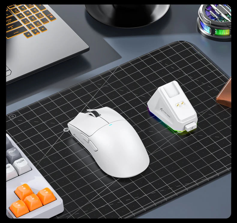 Attack Shark X11 Black Bluetooth Wireless Mouse Three Mode 2.4G PAW3311  RGB  PC Magnetic charging dock ,Gaming E-sports Mouse