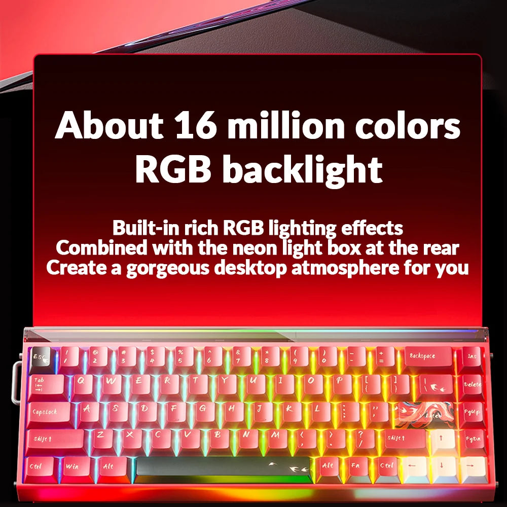 AULA HERO68 HE Ultra/pro Magnetic Switch Gaming Keyboard Full CNC Aluminum Case Rapid Trigger 8kHz Rate of Return RGB