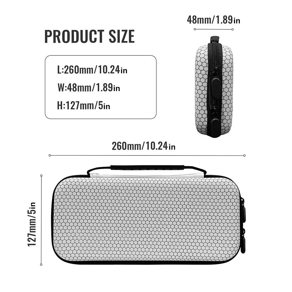 Travel Carrying Case For Nintendo Switch 2 EVA Hard Shell Shockproof Storage Bag Protective Bag Pouch for NS 2 Console Accessory