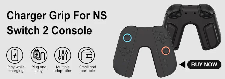 2PCS Hand Grip Kit for Switch 2 Console Joy-Con Controller Grip Stand Joystick Holder Bracket For NS Switch 2 Accessories