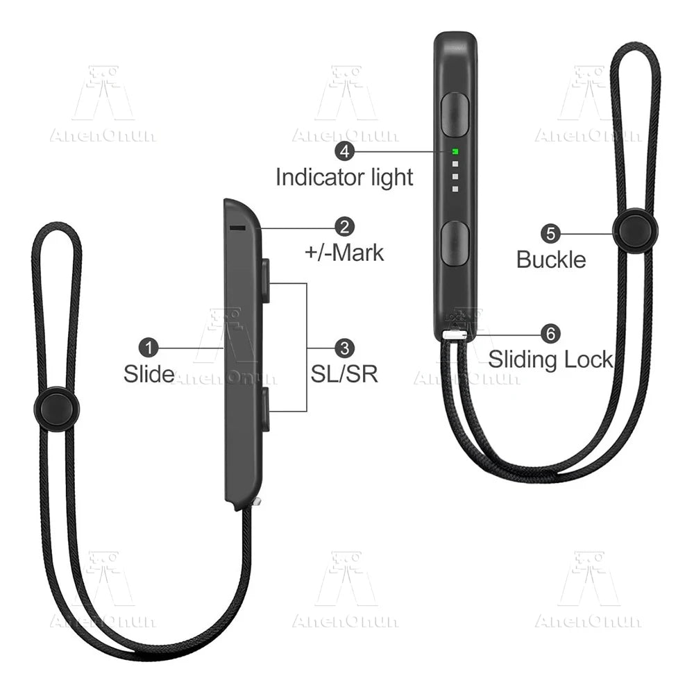 Wrist Strap for Switch/Switch OLED Joycon Replacement Parts Joy Con Controller Attachment Wrist Strap Lanyard Gaming Accessories