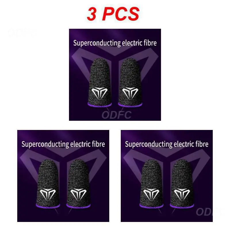 1~10PCS Pair Fingertips For Game Pubg Mobile Anti Slip Finger Glove Game Controller Finger Sleeve For Touch Screen Mobile Gaming