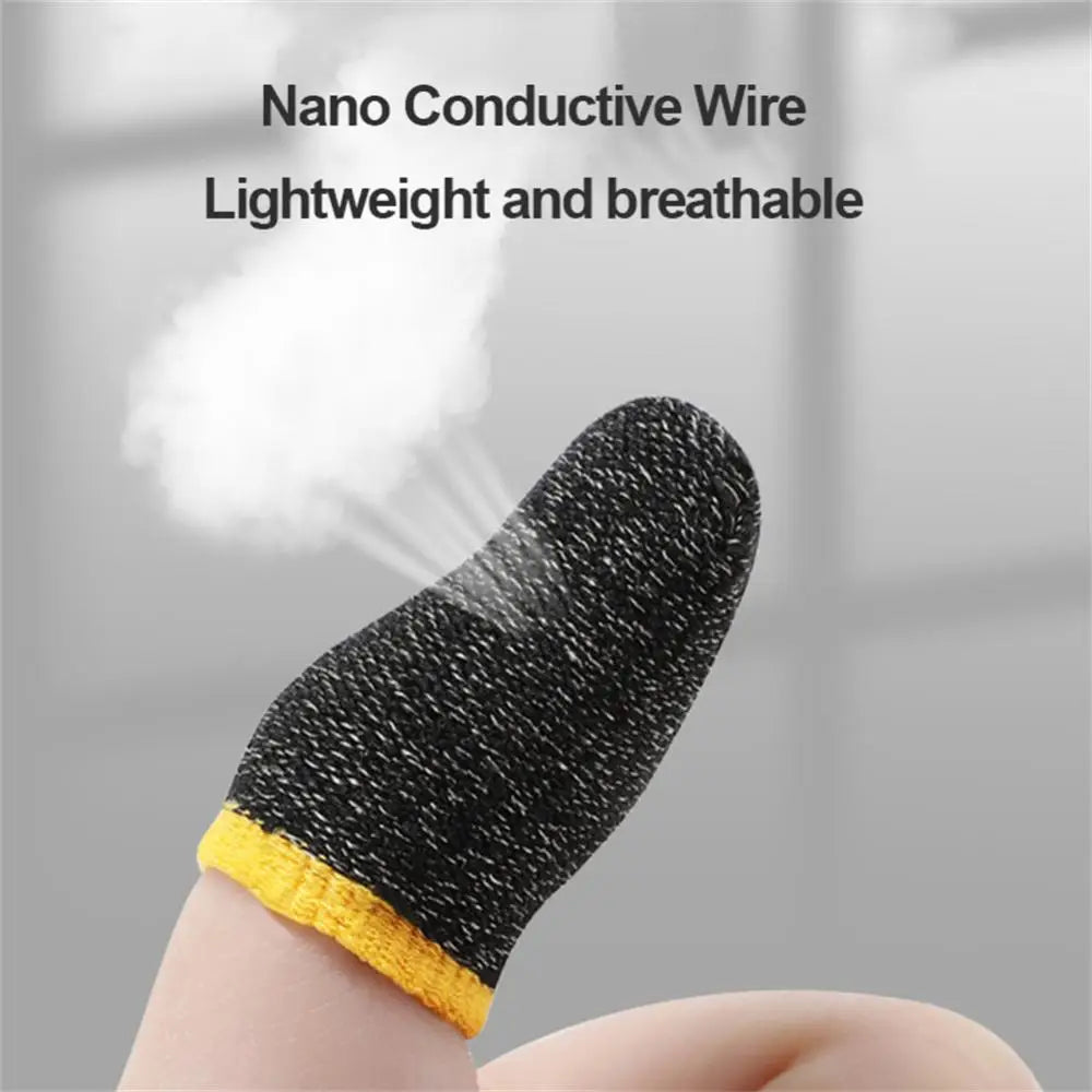 Gaming Finger Sleeve Sensitive Portable For Pubg Finger Cots Cover Anti-slip For Gamer Mobile Games Finger Cover Sweatproof
