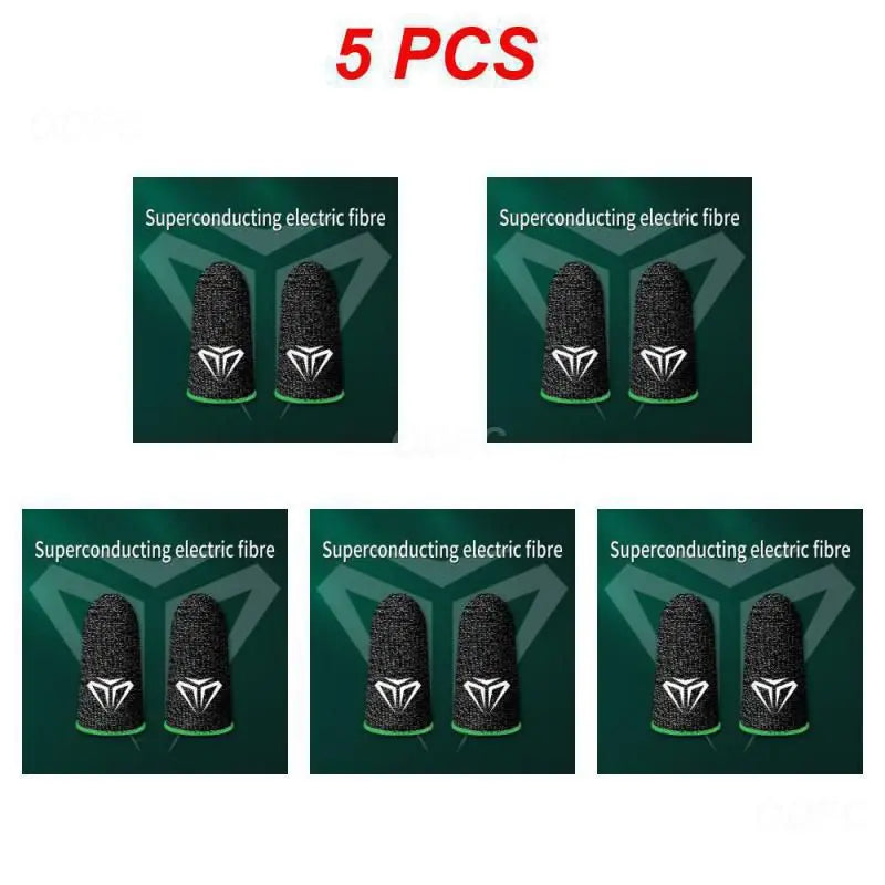 1~10PCS Pair Fingertips For Game Pubg Mobile Anti Slip Finger Glove Game Controller Finger Sleeve For Touch Screen Mobile Gaming