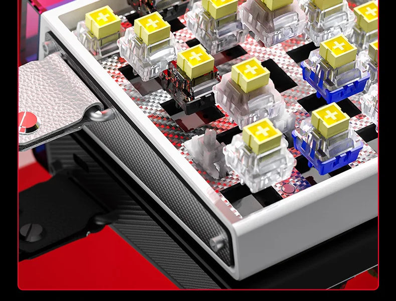 AULA HERO68 HE Ultra/pro Magnetic Switch Gaming Keyboard Full CNC Aluminum Case Rapid Trigger 8kHz Rate of Return RGB
