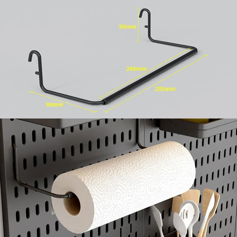 Nordic Style pegboard gamer accessories wall mount shelf peg board gaming  hook Rack Plastic Storage for Kitchen Bathroom Office