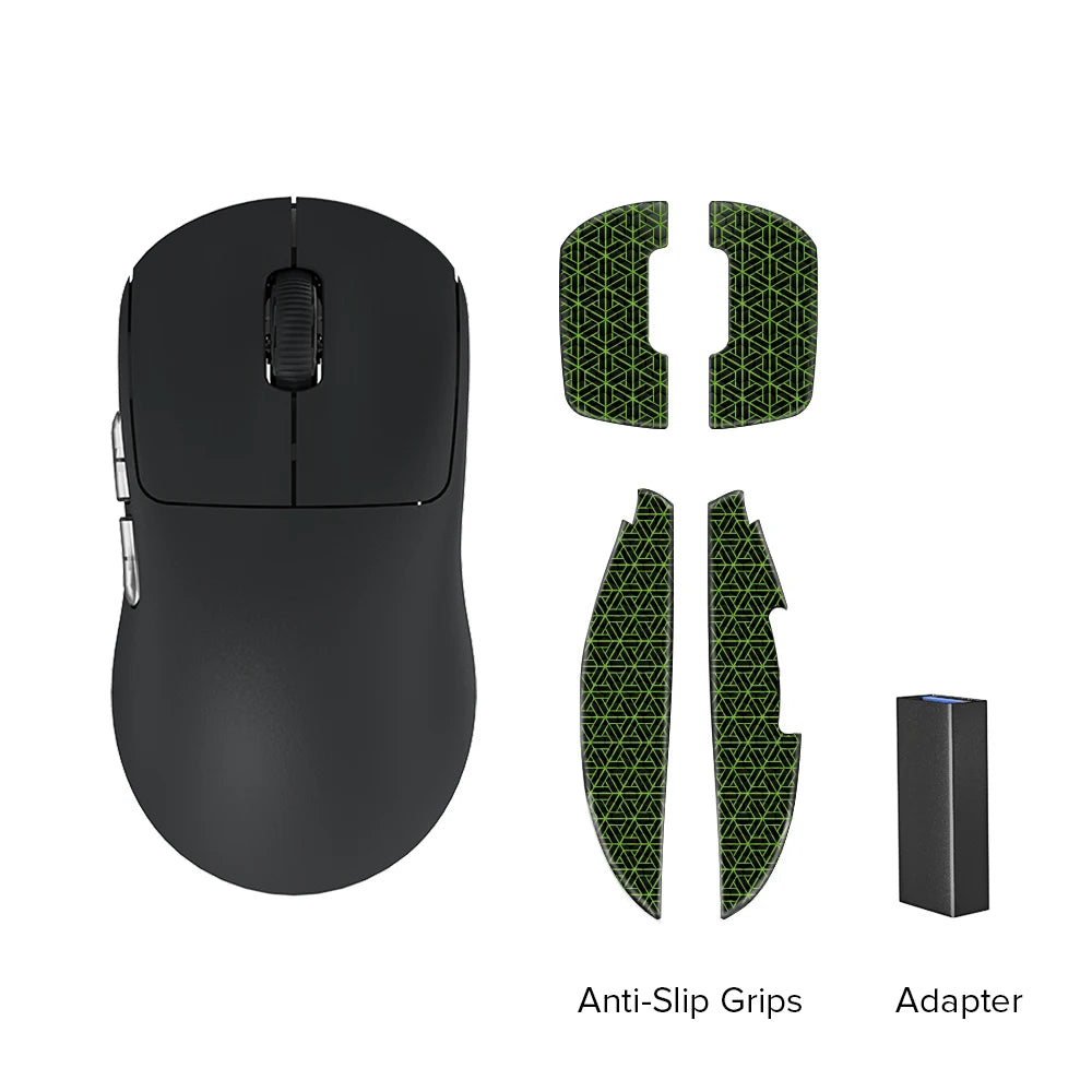 Kysona Aztec Red Gaming Mouse Wireless Mouse 55g PAW3395 Ultra-Light 26000DPI  Optical Computer Bluetooth Mice For Laptop PC