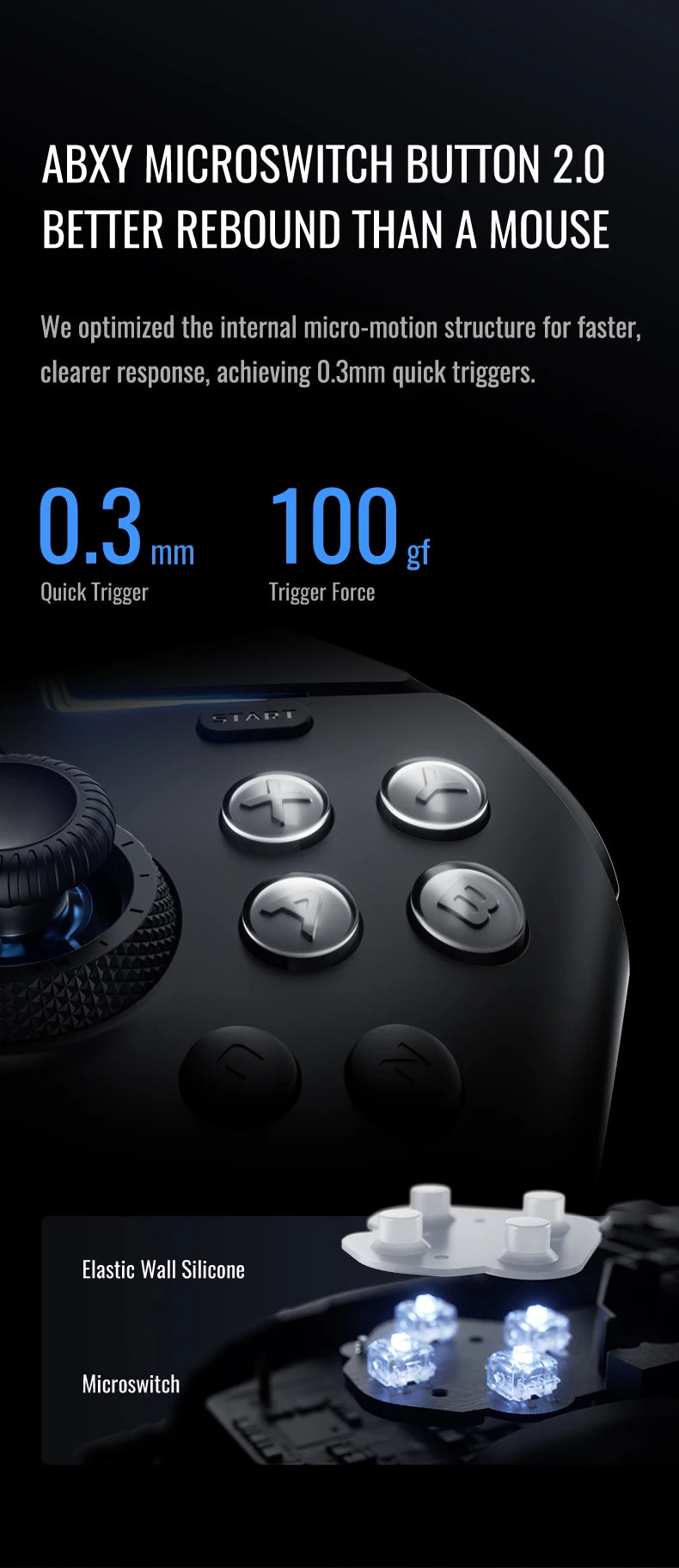 Flydigi Vader 4 Pro Gaming Controller, Force-switchable Tirgger Support, For PC/NS/Mobile/TV Box, PC Gamer PS