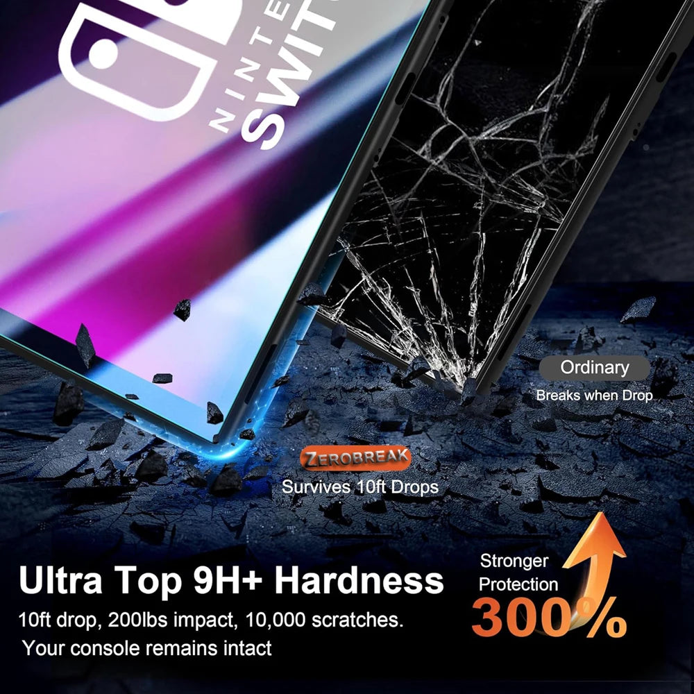 Screen Protector Tempered Glass For Switch Nintendo 2 With Joystick Cap Accessories Protector For Switch Nintendo 2