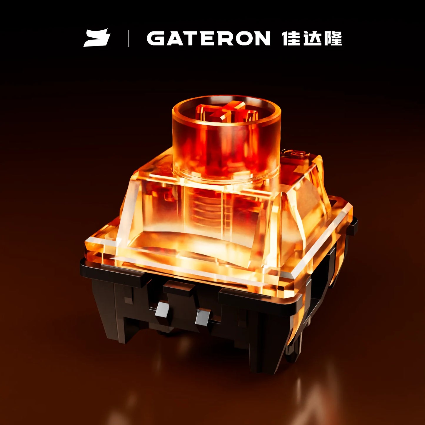 GATERON Magnetic Spark series switch, Linear, Freely setting pre-travel, Hall Sensor Effect for Magnetic Keyboard Gaming Office