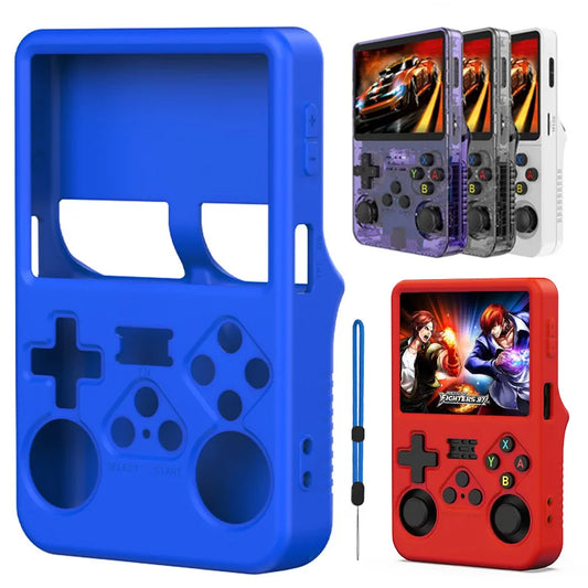 Protective case For R36S Silicone Case Soft 360° drop protection Case For R36s Handheld Game Console Accessories