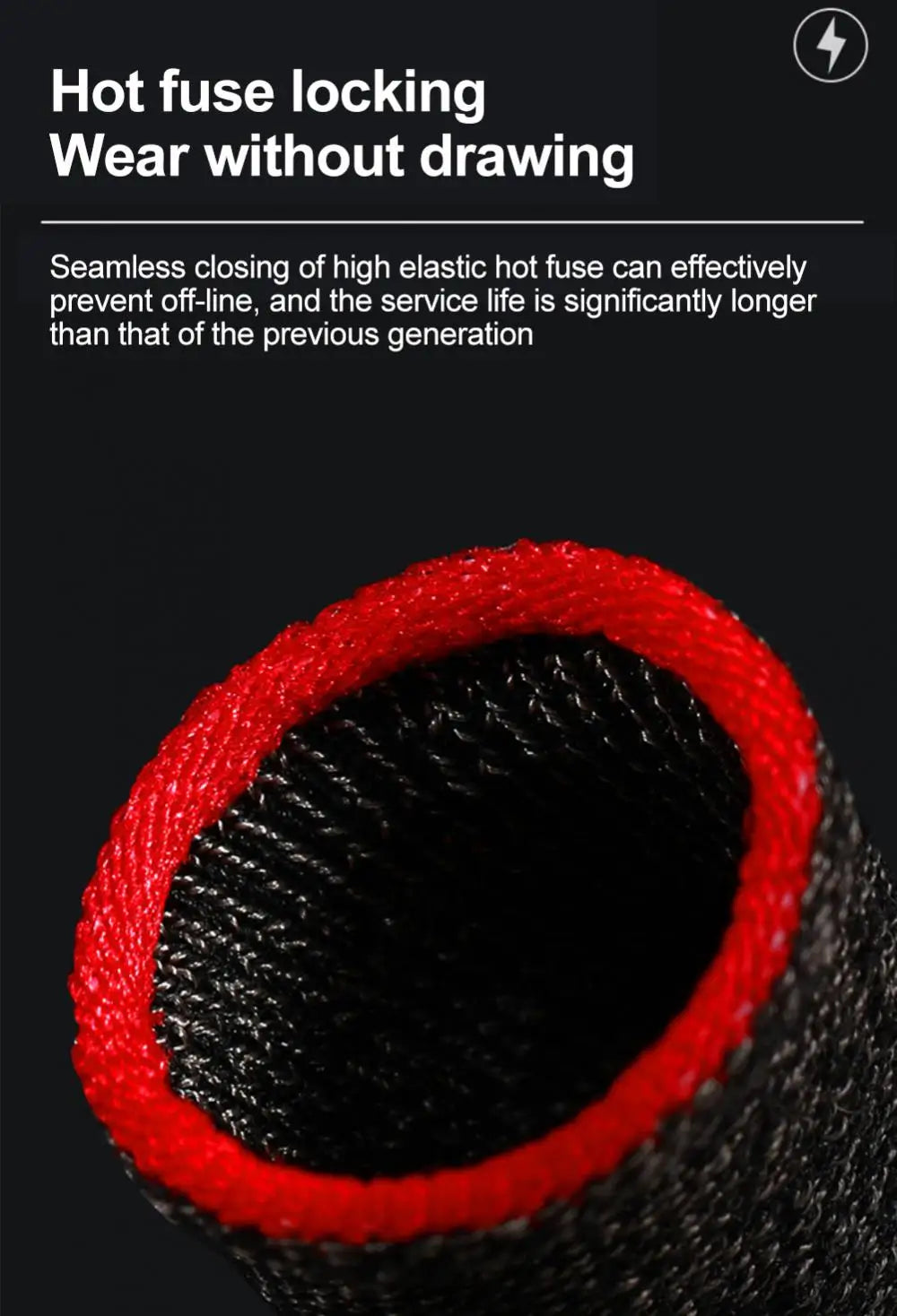 For PUBG Gaming Finger Sleeve Luminous Fingertips Cover Anti-slip Breathable Finger Cots Thumb Gloves For Mobile Game