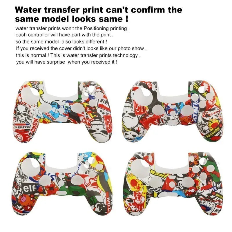 Protective Cover Skin for Playstation 5 Controller Anti-slip Silicone Case for PS5 Slim Gamepad Cover Thumb Grips Accessories