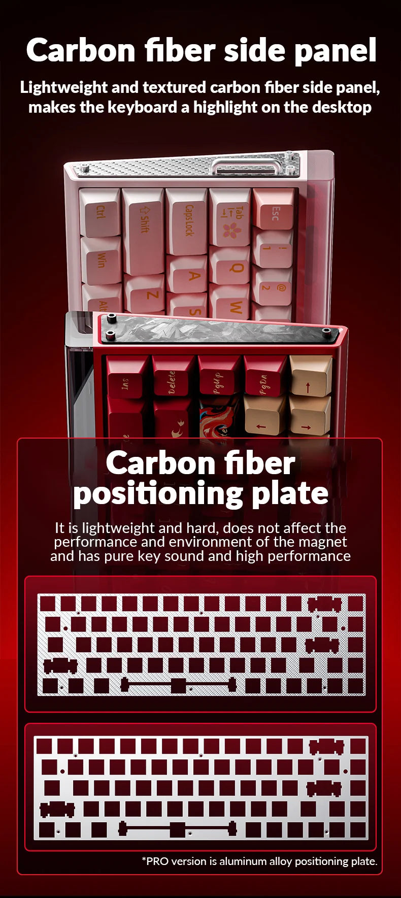 AULA HERO68 HE Ultra/pro Magnetic Switch Gaming Keyboard Full CNC Aluminum Case Rapid Trigger 8kHz Rate of Return RGB