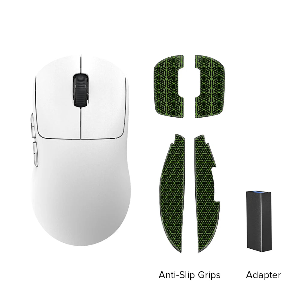Kysona Aztec Red Gaming Mouse Wireless Mouse 55g PAW3395 Ultra-Light 26000DPI  Optical Computer Bluetooth Mice For Laptop PC