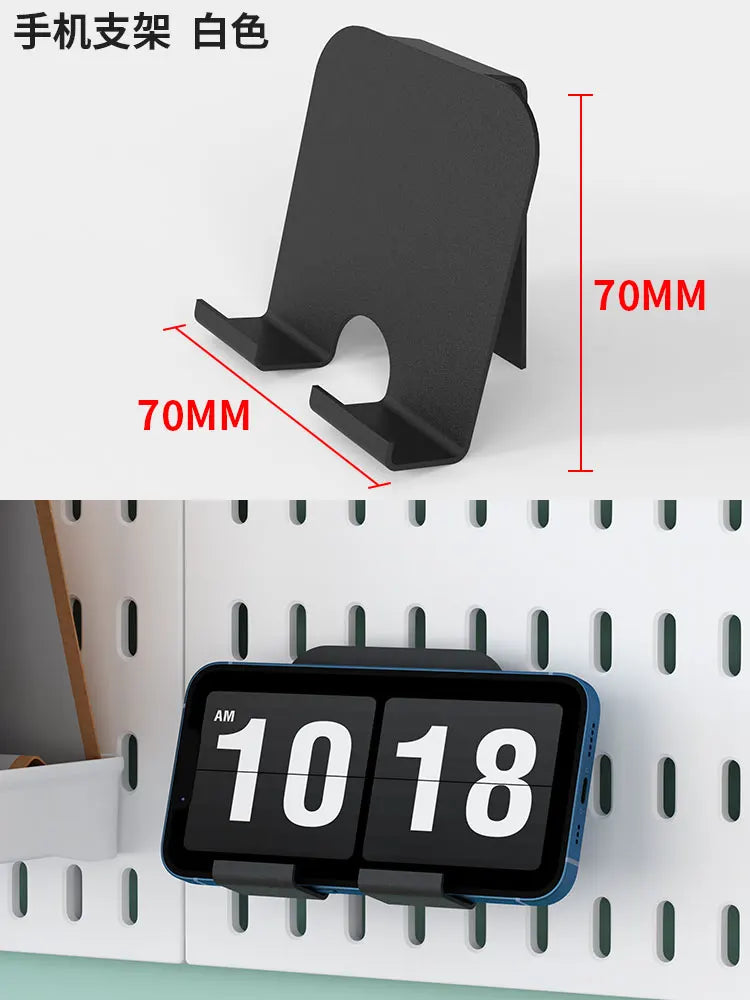 Nordic Style pegboard gamer accessories wall mount shelf peg board gaming  hook Rack Plastic Storage for Kitchen Bathroom Office