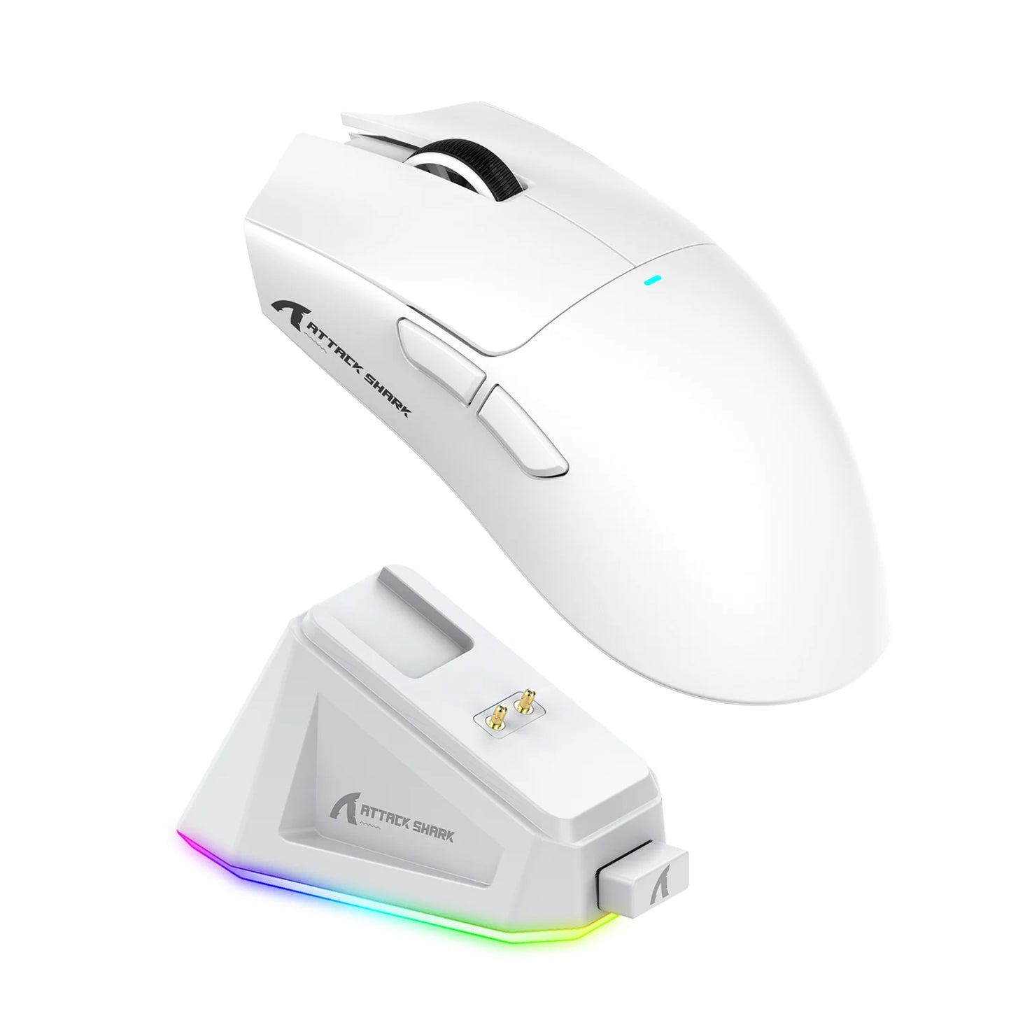 Attack Shark X11 Tri-mode Gaming Mouse with Magnetic Charging Dock, PixArt PAW3311 Sensor, 22K DPI, BT/2.4Ghz/Wired, for PC/MAC