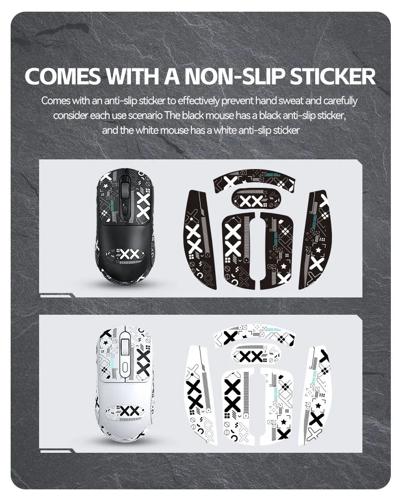 Warvank X8 Wireless Gaming Mouse 500mAh TYPE-C Rechargeable Office Mouse Suitable for Laptop Desktop Computers
