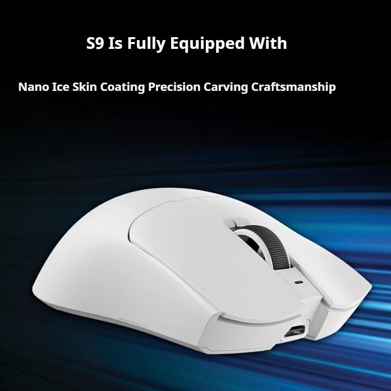 EWEADN S9 series Wireless Gaming Mouse,Tri-Mode,Lightweight Pro Design,High-Precision Sensor, Ergonomic, for Esports, PC/Office