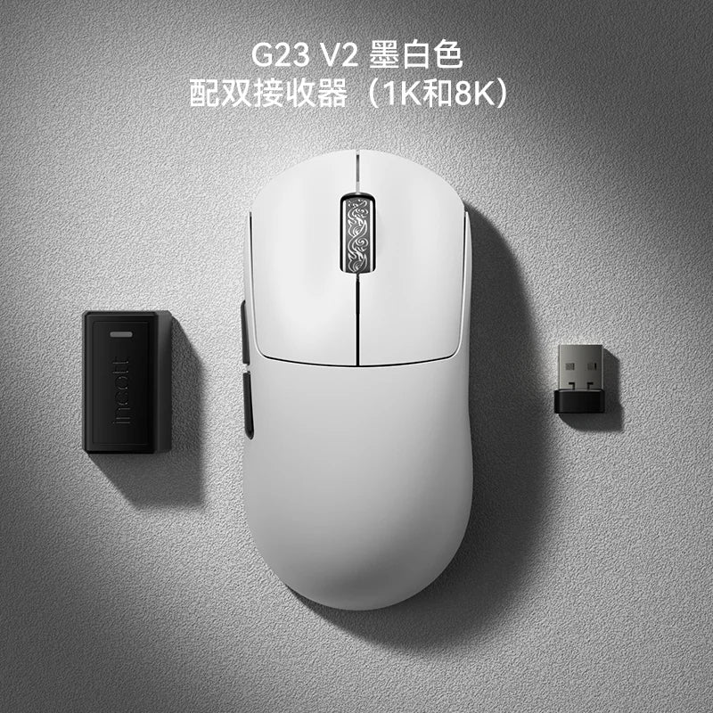 Incott G23 Pro Mouse G23 V2 Wireless Mouse 8K Incott G24 Hot Swap PAW3395 Sensor Gaming Mice Ergonomics Pc Gamer Custom Gift