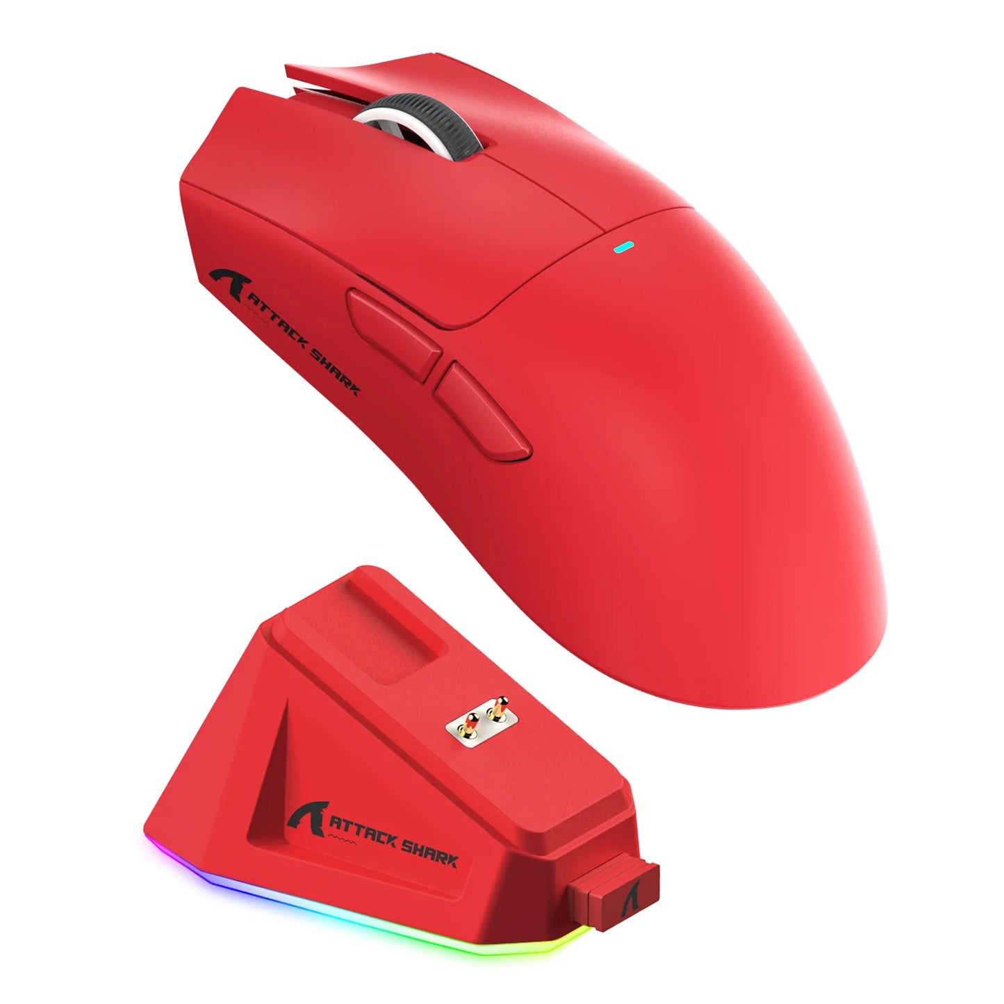 Attack Shark X11 Tri-mode Gaming Mouse with Magnetic Charging Dock, PixArt PAW3311 Sensor, 22K DPI, BT/2.4Ghz/Wired, for PC/MAC
