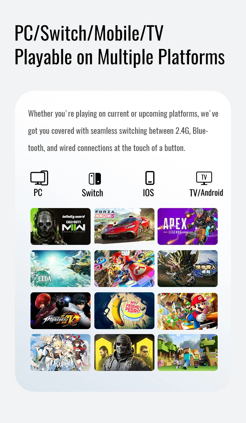 Flydigi Vader 4 Pro Gaming Controller, Force-switchable Tirgger Support, For PC/NS/Mobile/TV Box, PC Gamer PS