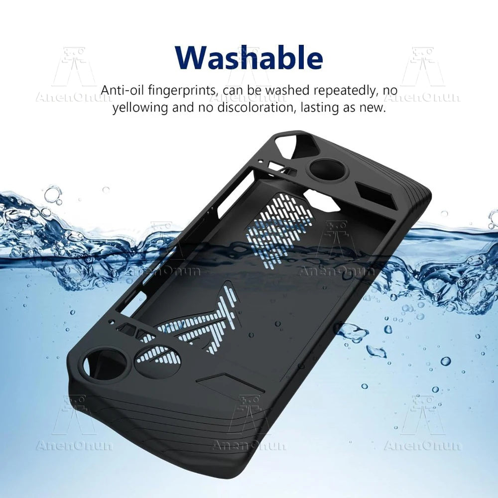 ROG Ally Full Fit Protective Case Anti-fall Anti-scratch Anti-slip Silicone Soft Shell Thumb Grip Cap Joystick Cover Accessories