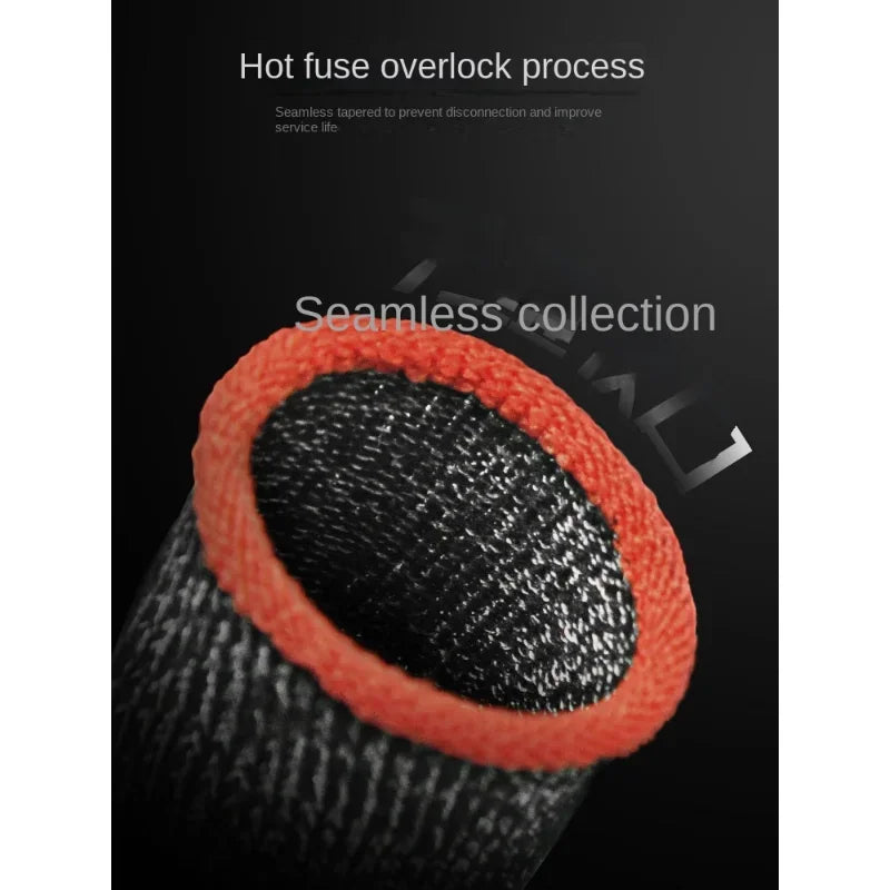 Pair of MEMO Finger Sleeve for PUBG Gaming, Anti-Slip Fingertips Finger Cover, Cellphone Touch Screen Sweatproof Gloves