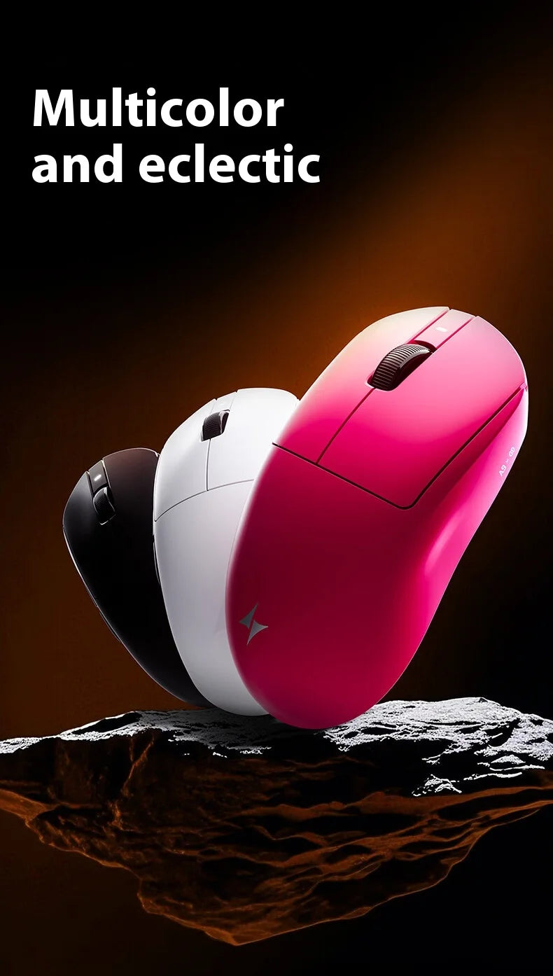 ATK A9 Ultra Wireless Gaming Mouse A9/A9 SE/A9 Plus/A9 Pro Tri Mode 8K 53g Lightweight E-sports Gaming Mouse PC Custom Accessory