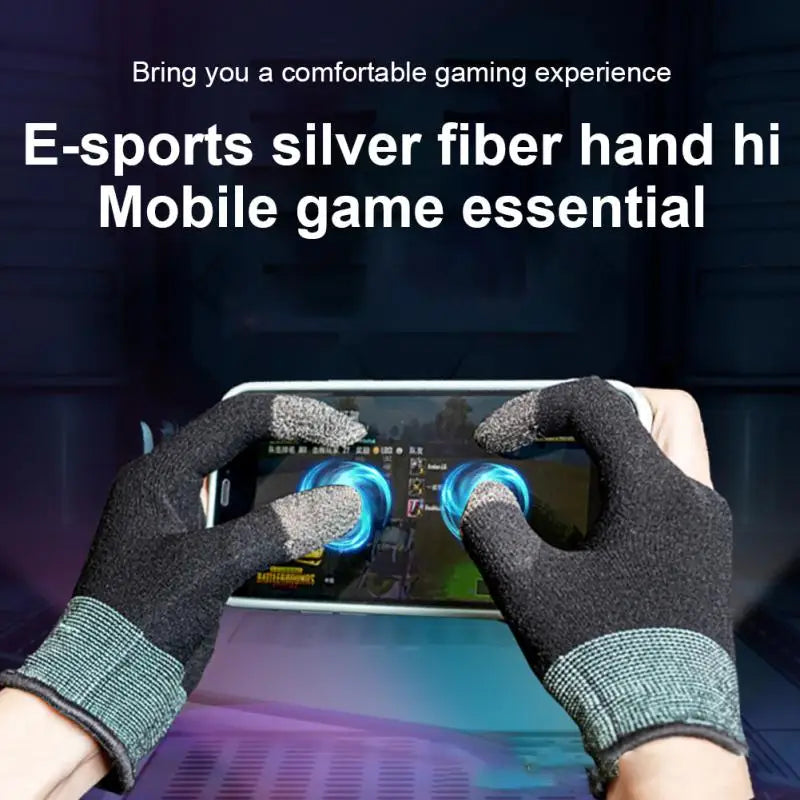 1/3/5SETS Thumb Sleeve Gloves Sweat Proof Sensitive Accessories For Gamer Touch Screen Fingertips Gloves Cover Breathable